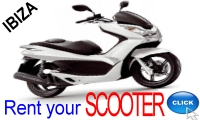 Rent your Scooter in Ibiza with Ibiza Rent a Car S.L.